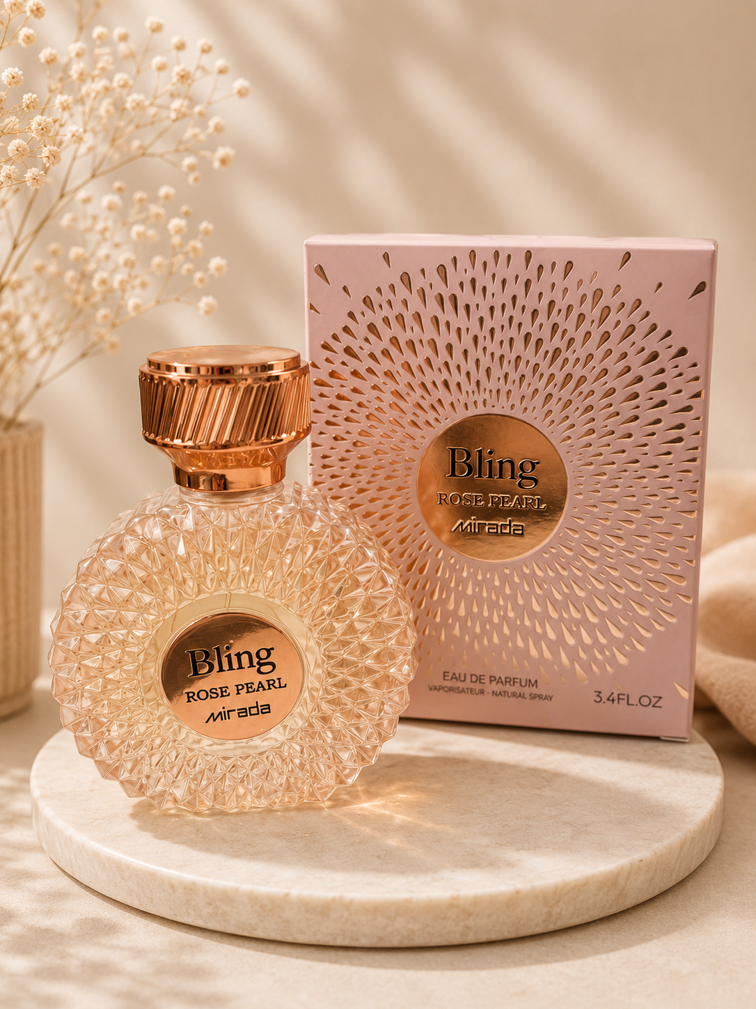 Bling Rose Pearl – Mirada 🌸✨